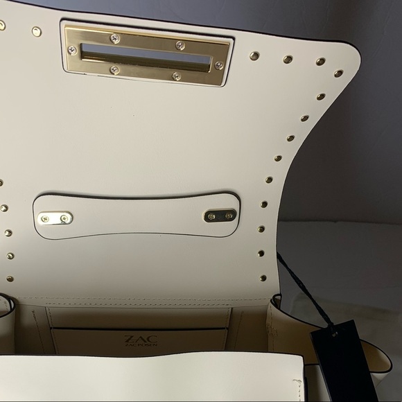 Zac Zac Posen Earth Pearls Top Handle Leather Bag - Picture 8 of 12